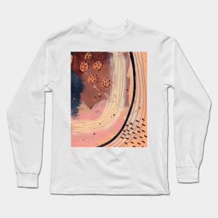 Modern abstract painting, acrylic painting Long Sleeve T-Shirt